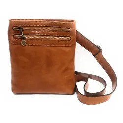 Borsello a tracolla in pelle Uomo Il Borsaro Art. 572 Made in Italy