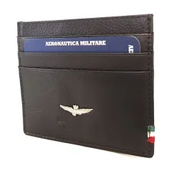 Portacarte di credito Aeronautica Militare Uomo in pelle Linea "Flag" AM 106