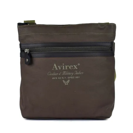 Borsello a tracolla piatto Flat in canvas Avirex "Dover" DVR06