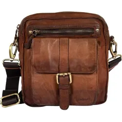 Borsello a tracolla Tg. M in pelle vintage Avirex "Bell" BLL04