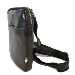 Borsello a tracolla in cuoio Il Borsaro art. 584 Made in Italy