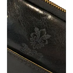 Borsello a tracolla in cuoio Il Borsaro art. 584 Made in Italy