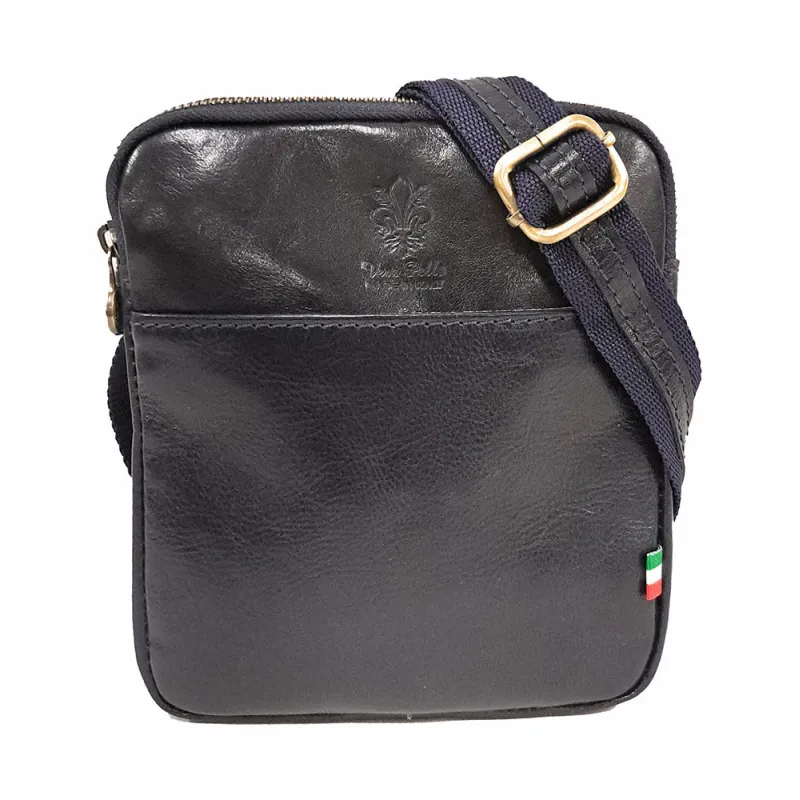 Borsello a tracolla in cuoio Il Borsaro art. 584 Made in Italy