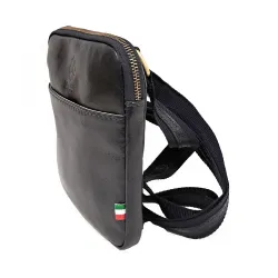 Borsello a tracolla in cuoio Il Borsaro art. 584 Made in Italy