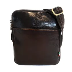 Borsello a tracolla in cuoio Il Borsaro art. 584 Made in Italy