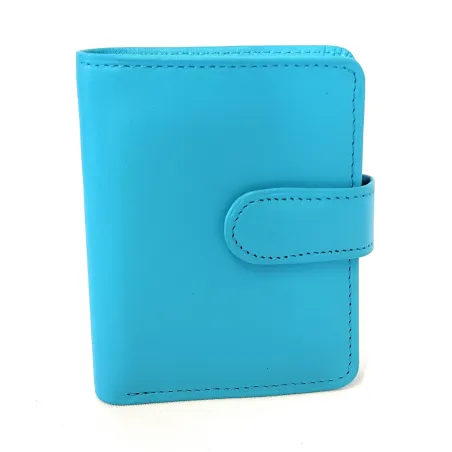 Porta Tessere in pelle multicolore per carte e banconote Il Borsaro ML 8376
