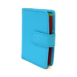 Porta Tessere in pelle multicolore per carte e banconote Il Borsaro ML 8376
