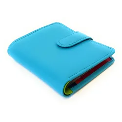 Porta Tessere in pelle multicolore per carte e banconote Il Borsaro ML 8376