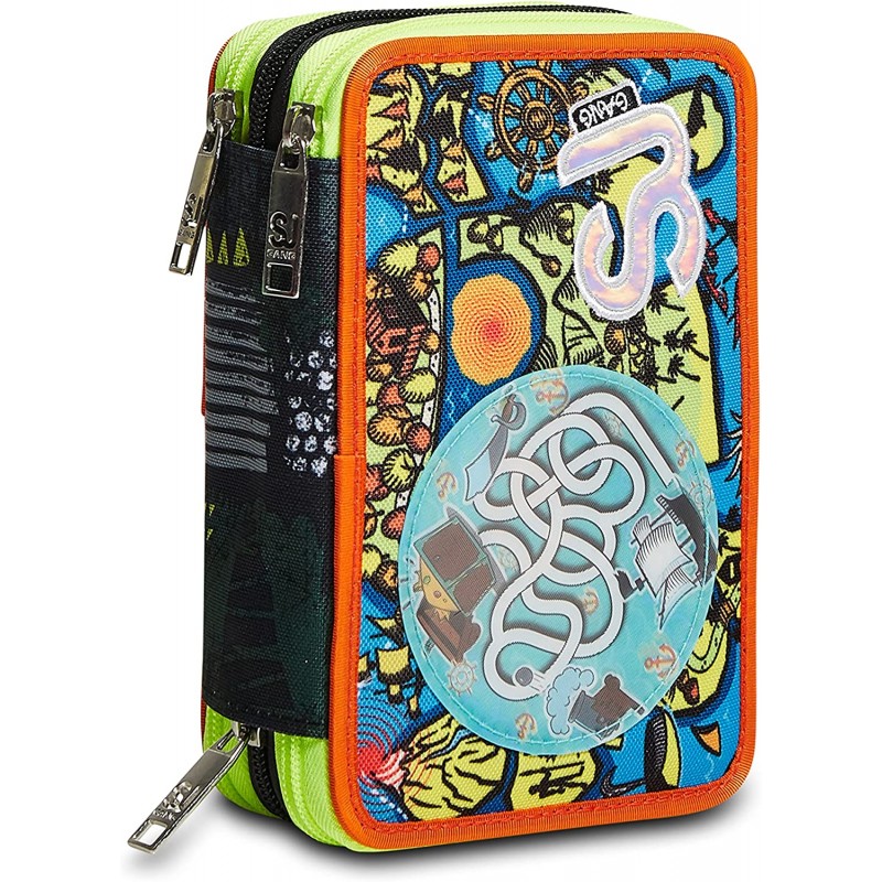 ASTUCCIO Seven® SJ GANG 3 ZIP -SEA PIRATE BOY