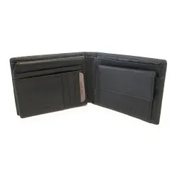 Set Portafoglio+Portachiavi in pelle Uomo Biagiotti Nero