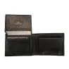 Set Portafoglio+Portachiavi in pelle Uomo Charro Nero