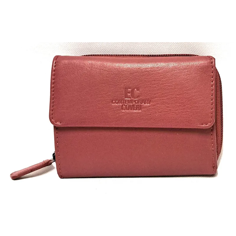 Portafoglio Donna in pelle EC Coveri Contemporary Rosso 760 32