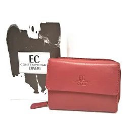 Portafoglio Donna in pelle EC Coveri Contemporary Rosso 760 32