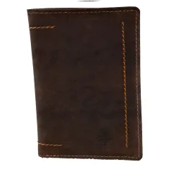 Portafoglio Portacarte Verticale Uomo  GREENWOOD  D.Brown art. IT103