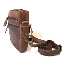 Borsello a tracolla in pelle Uomo GREENWOOD Art. 102 Sandalo